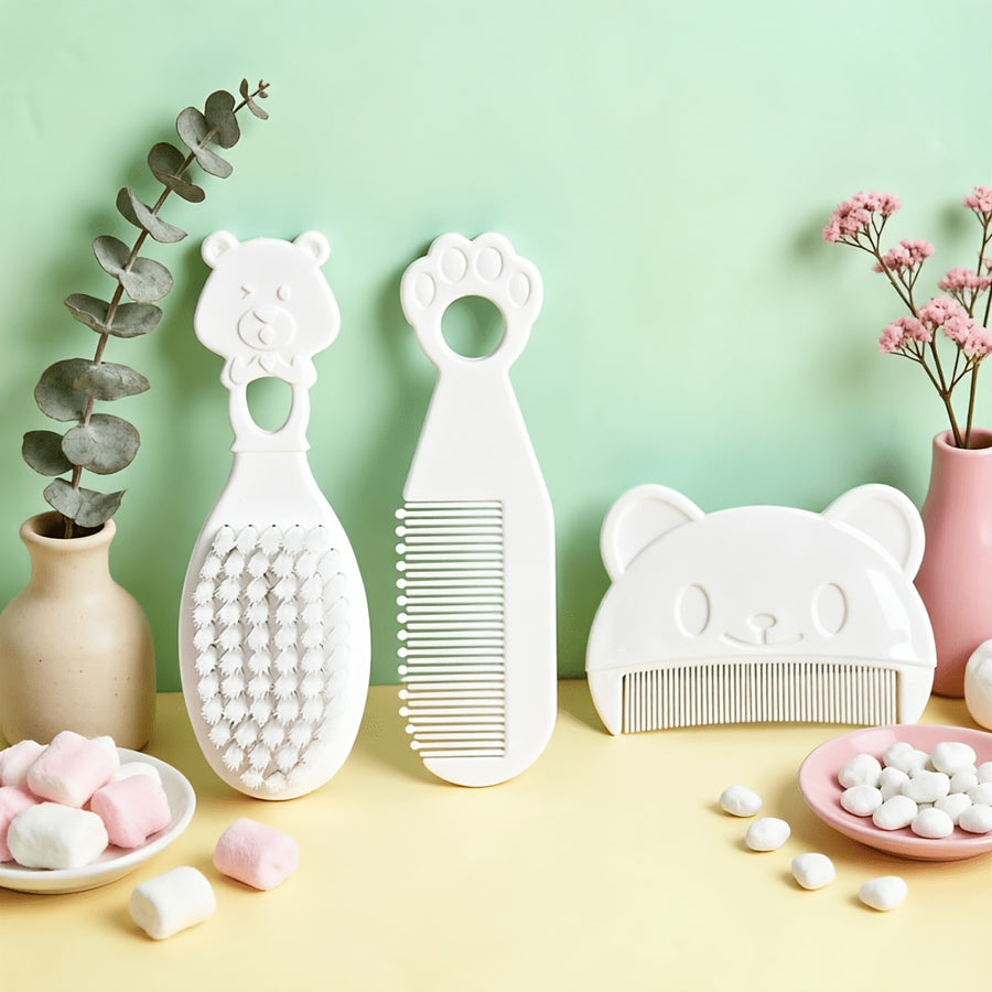 Brosse à cheveux bébé ours mignon — Monptitlou