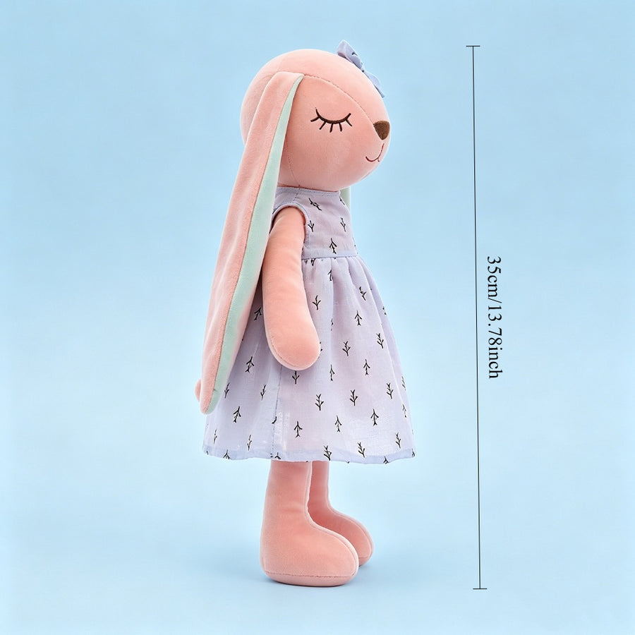 Nouvelle Poupée en Peluche Lapin à Longues Oreilles Douce et Mignonne — Monptitlou