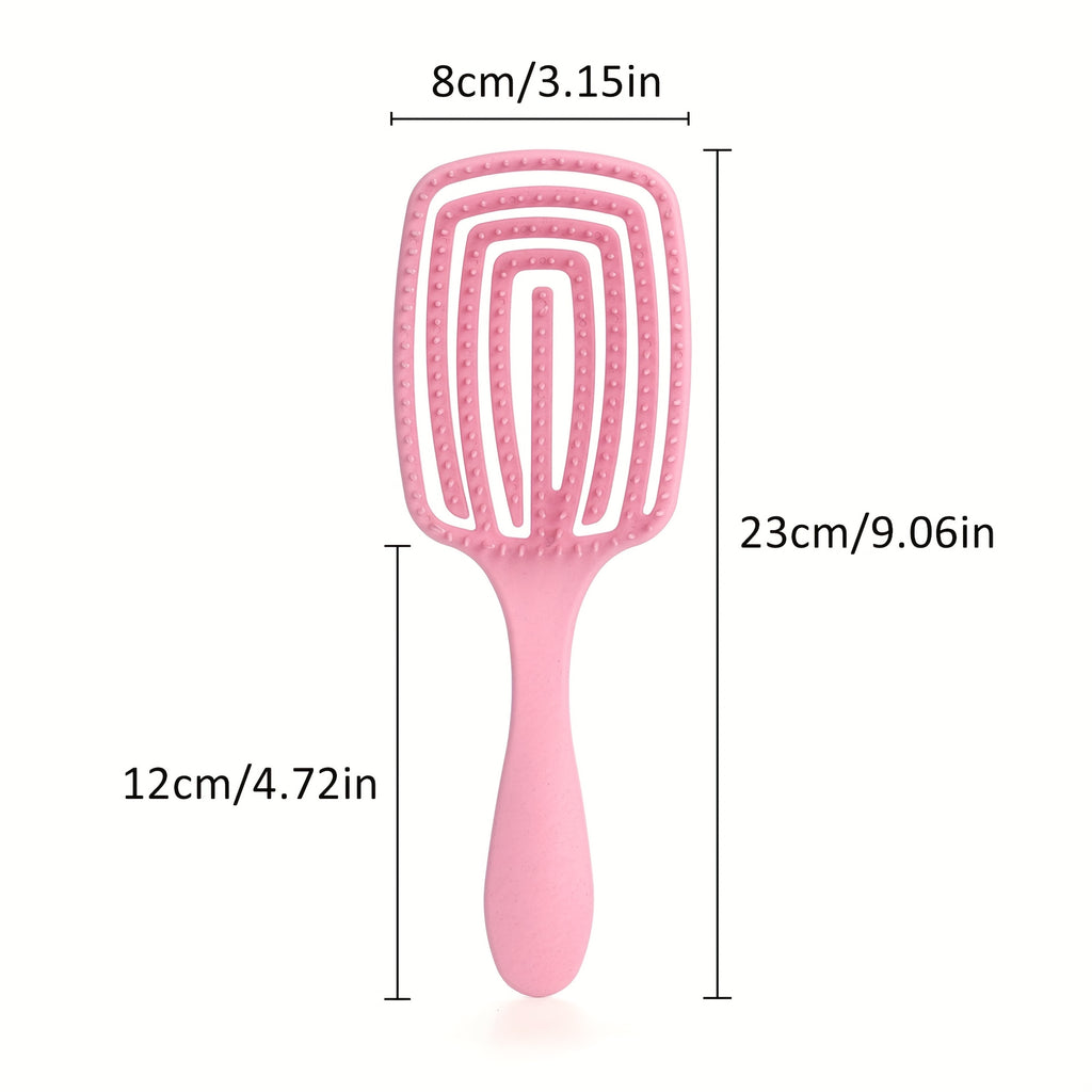 Brosse carrée 1 pc/2 pcs pour cheveux mouillés et secs