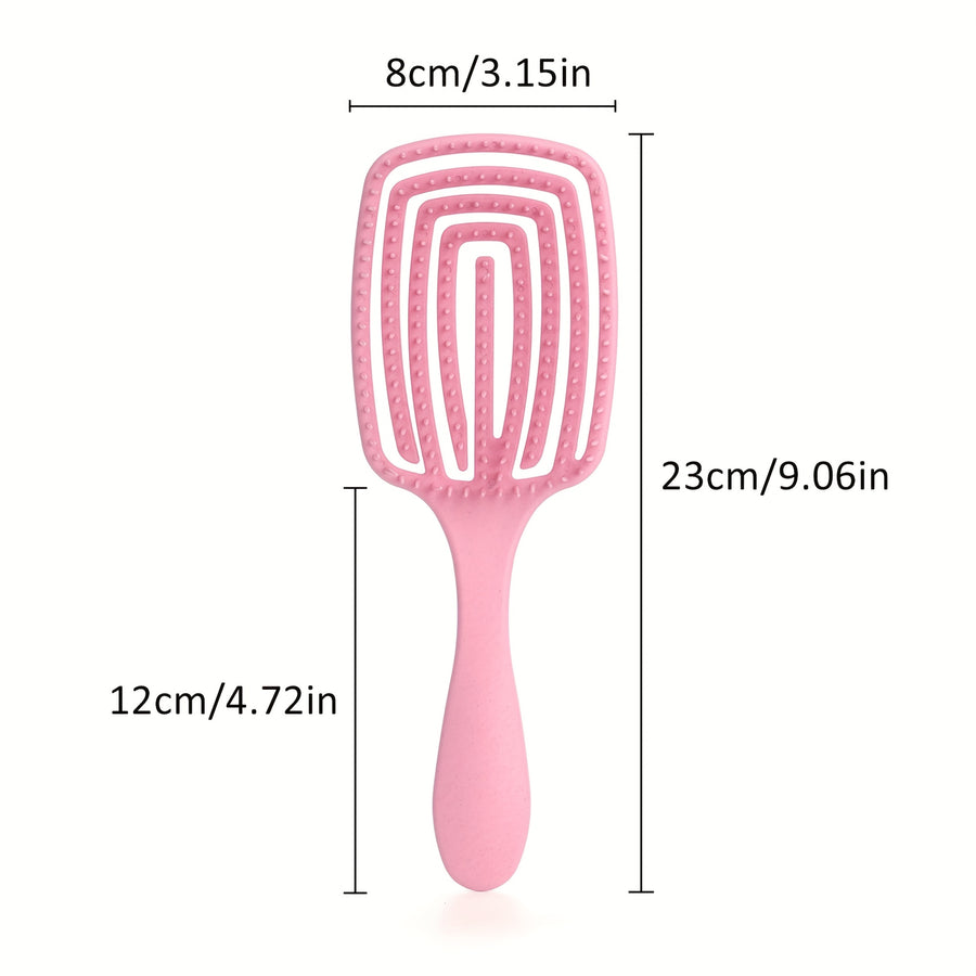 Brosse carrée 1 pc/2 pcs pour cheveux mouillés et secs