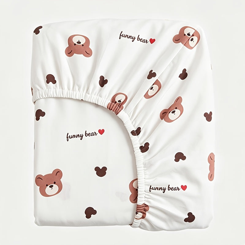 Bébé Pure Respirant Doux Absorption d'Humidité Imprimé Dessin Animé Lit — Monptitlou