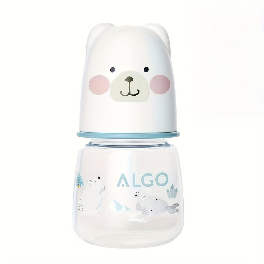 Biberon large bouche 60 ml, matériau alimentaire, tétine souple — Monptitlou