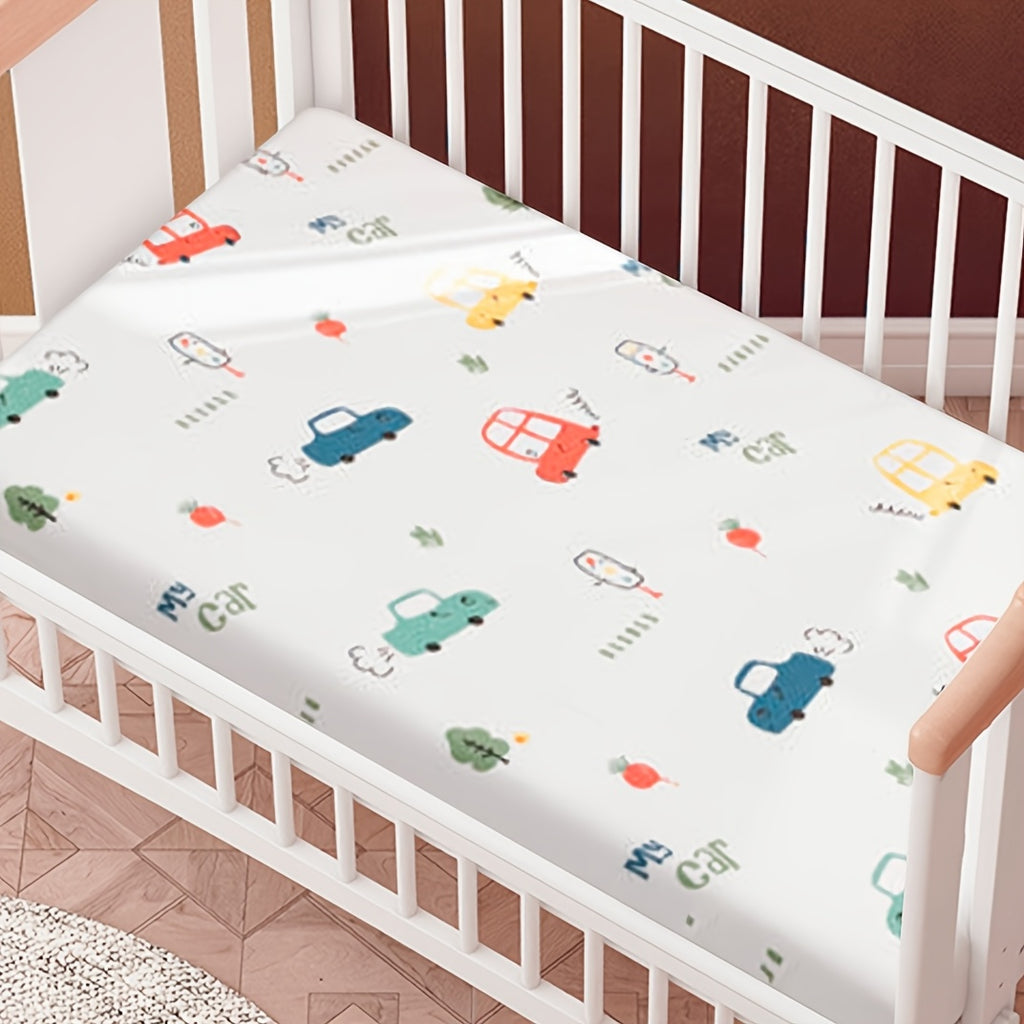Bébé Pure Respirant Doux Absorption d'Humidité Imprimé Dessin Animé Lit — Monptitlou
