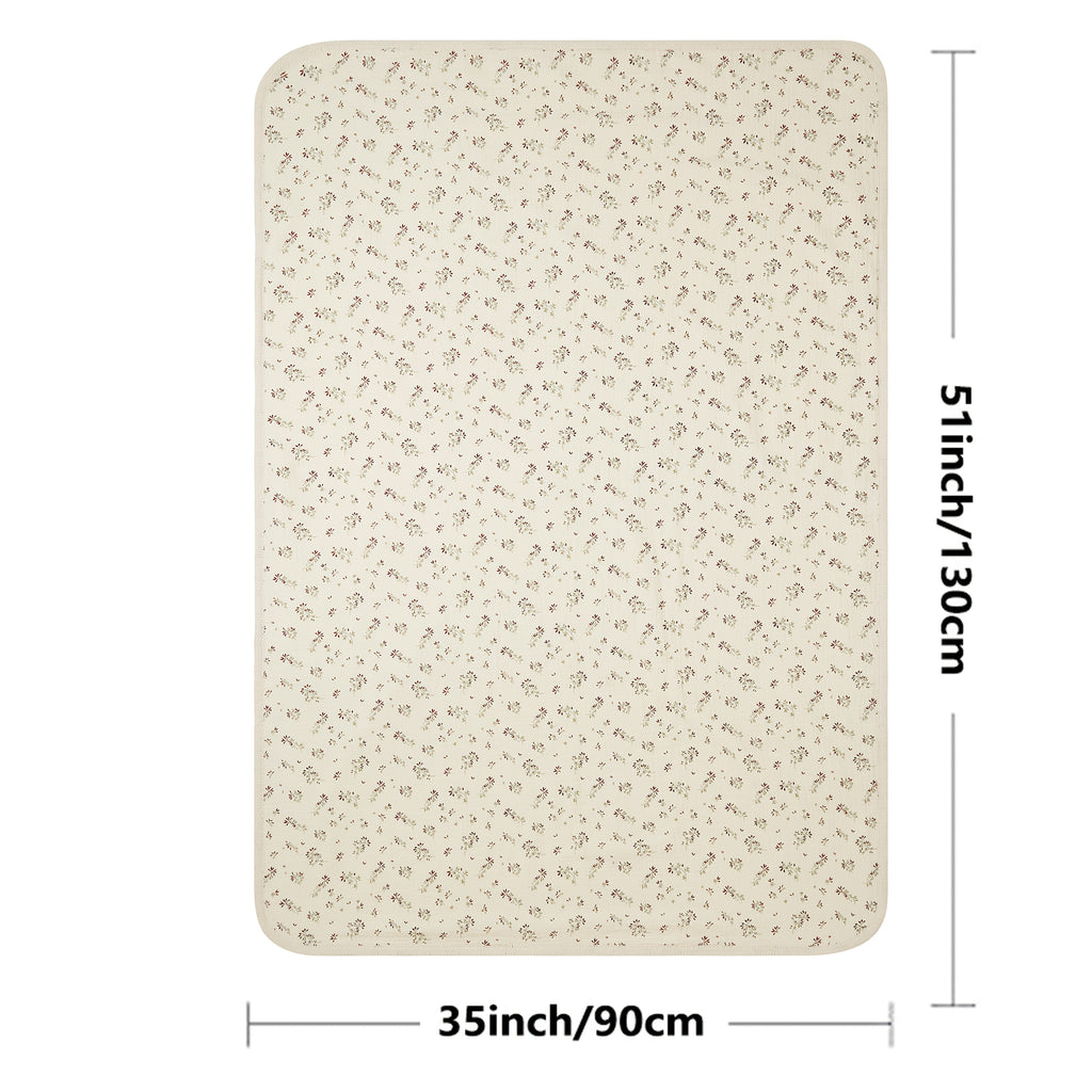 Couverture pour bébé en muslin minky pour filles et garçons — Monptitlou