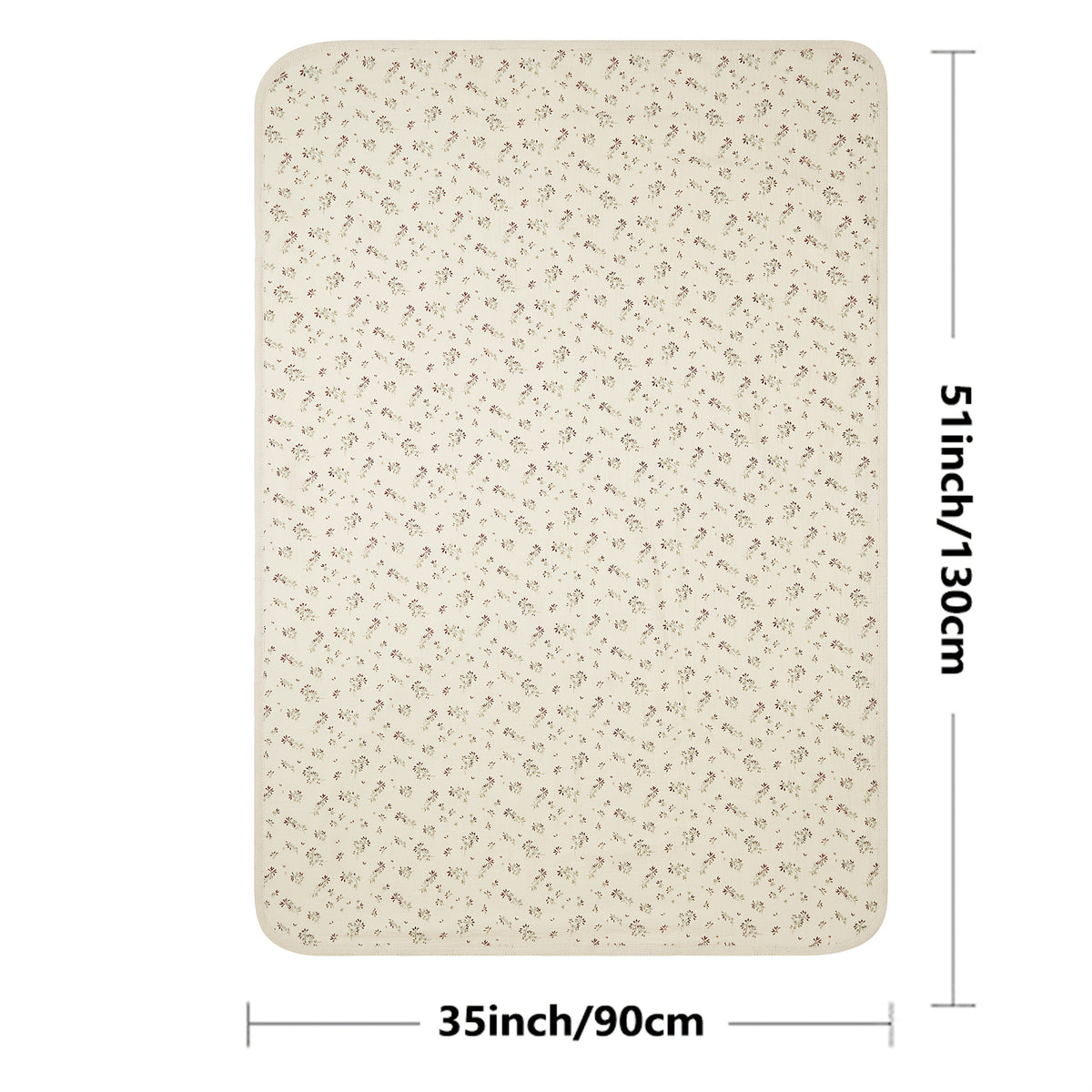 Couverture pour bébé en muslin minky pour filles et garçons — Monptitlou Image