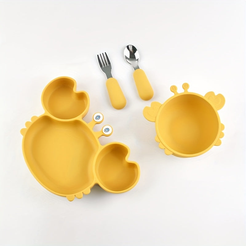 D'ustensiles d'alimentation en silicone pour enfants — Monptitlou