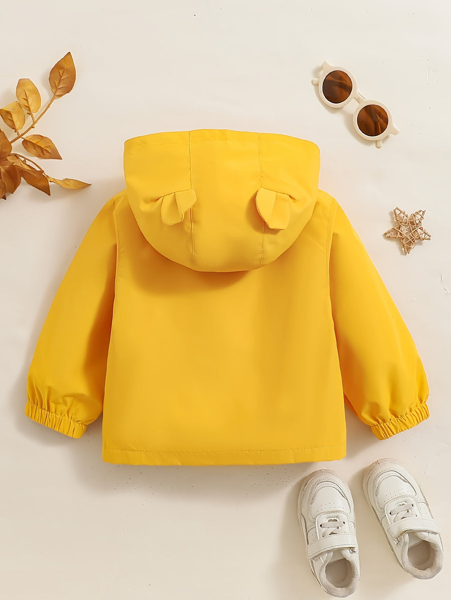 [Manteau trench garçon] Manteau trench à capuche style petites