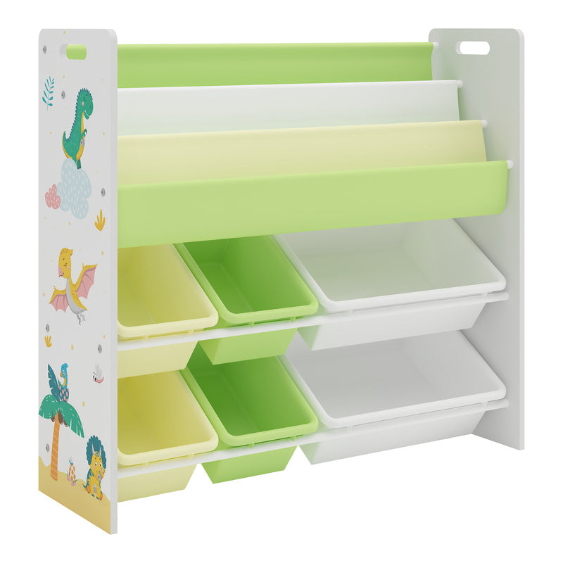Étagère pour enfants 'Rødøy avec 6 boîtes 78 X 86 X 27 Cm — Monptitlou