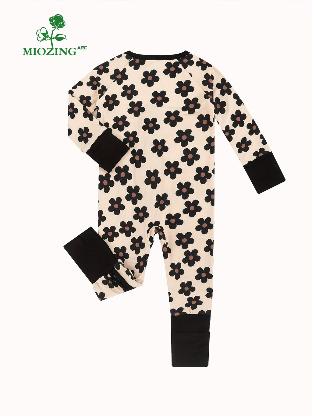 Bodysuit manches longues en fibre de bambou ultra-doux MIOZING — Monptitlou