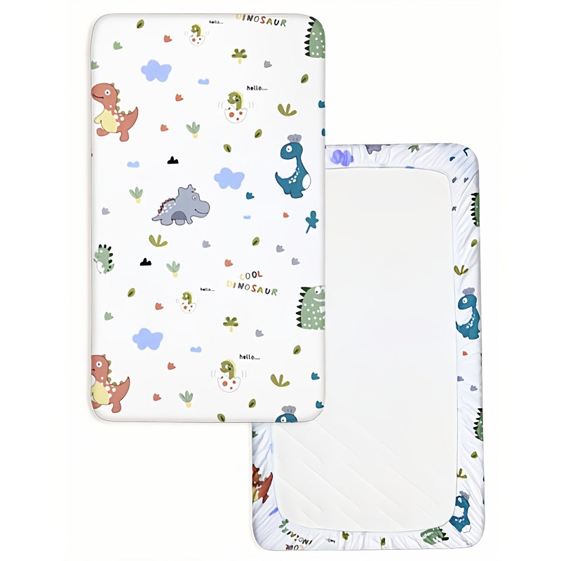 Bébé Pure Respirant Doux Absorption d'Humidité Imprimé Dessin Animé Lit — Monptitlou