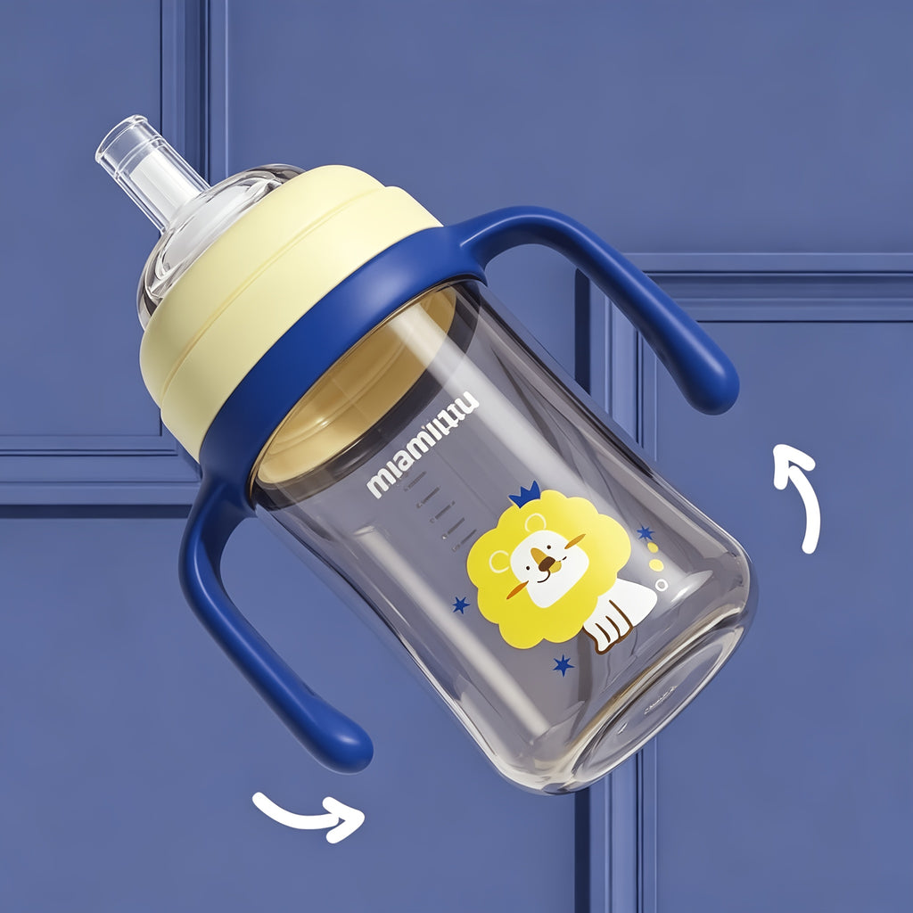 /set Biberon 300ml avec Poignée, Bec -fuite, Bec Canard — Monptitlou