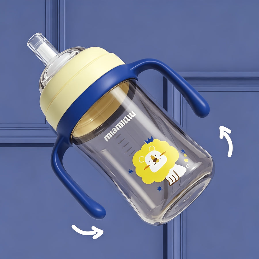 /set Biberon 300ml avec Poignée, Bec -fuite, Bec Canard — Monptitlou