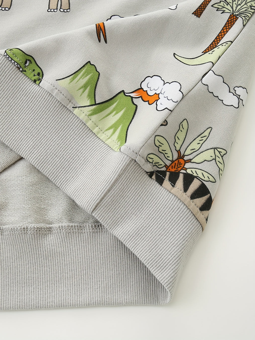 Ensemble mode garçon print dinosaure cartoon tendance printemps/automne — Monptitlou