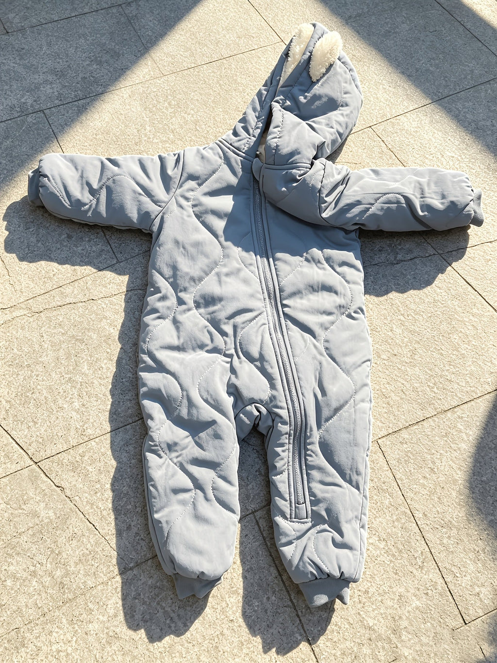 Body épais pour bébé 0 à 1 an, doublure polaire, vêtement d'extérieur automne/hiver, avec fermeture éclair, pour Noël/Ha