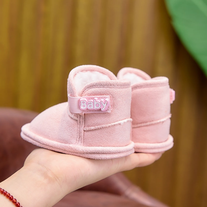 Bottes bébé hiver, chaudes et confortables, tendance, doublure polaire, adaptées intérieur et extérieur, unisexe