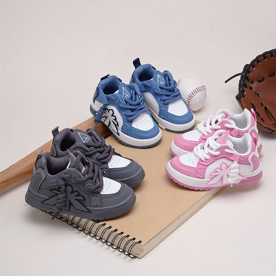 1 Paire de Chaussures de Skate Sportives Décontractées et Tendance — Monptitlou