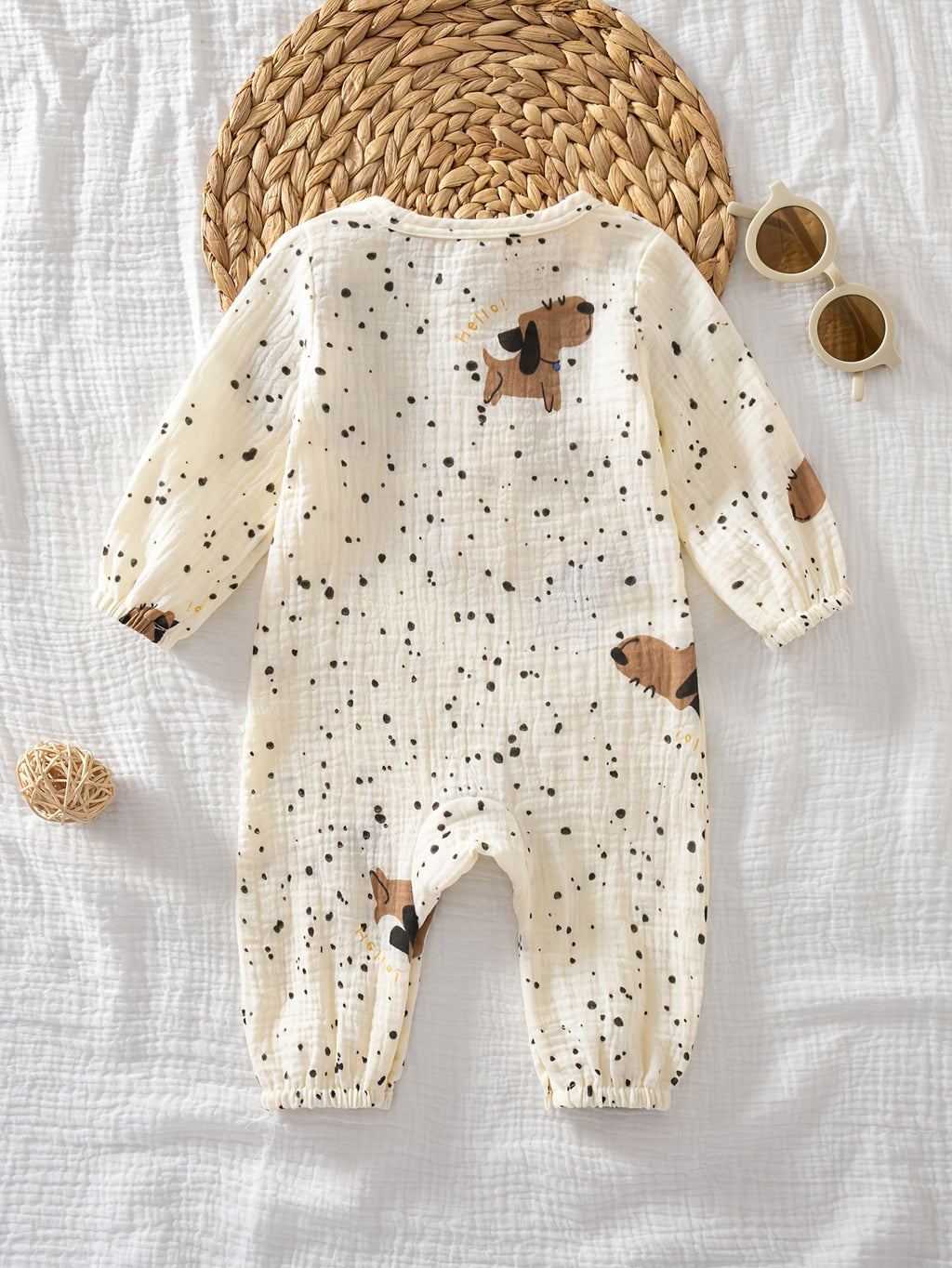 Grenouillère à manches longues pour bébé et enfant — Monptitlou