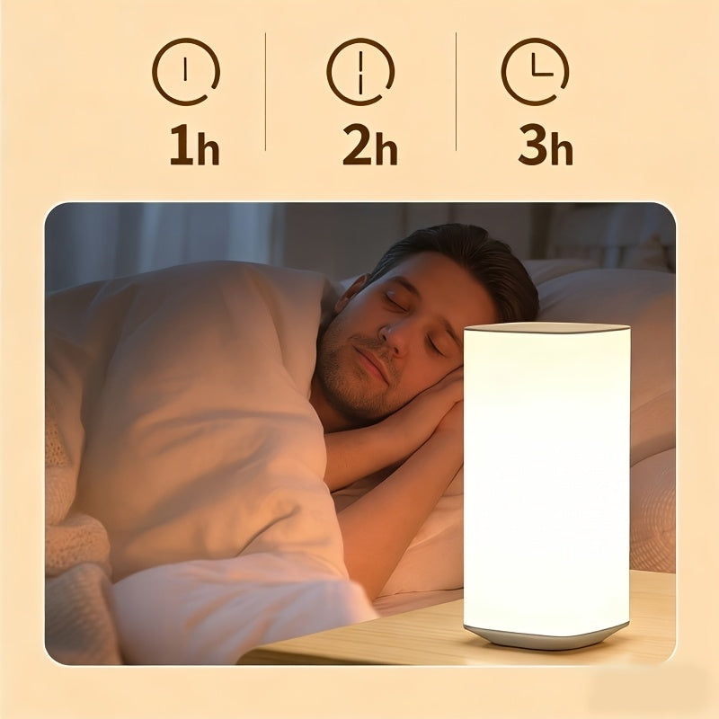 Lampe de nuit carrée avec dégradé RGB — Monptitlou