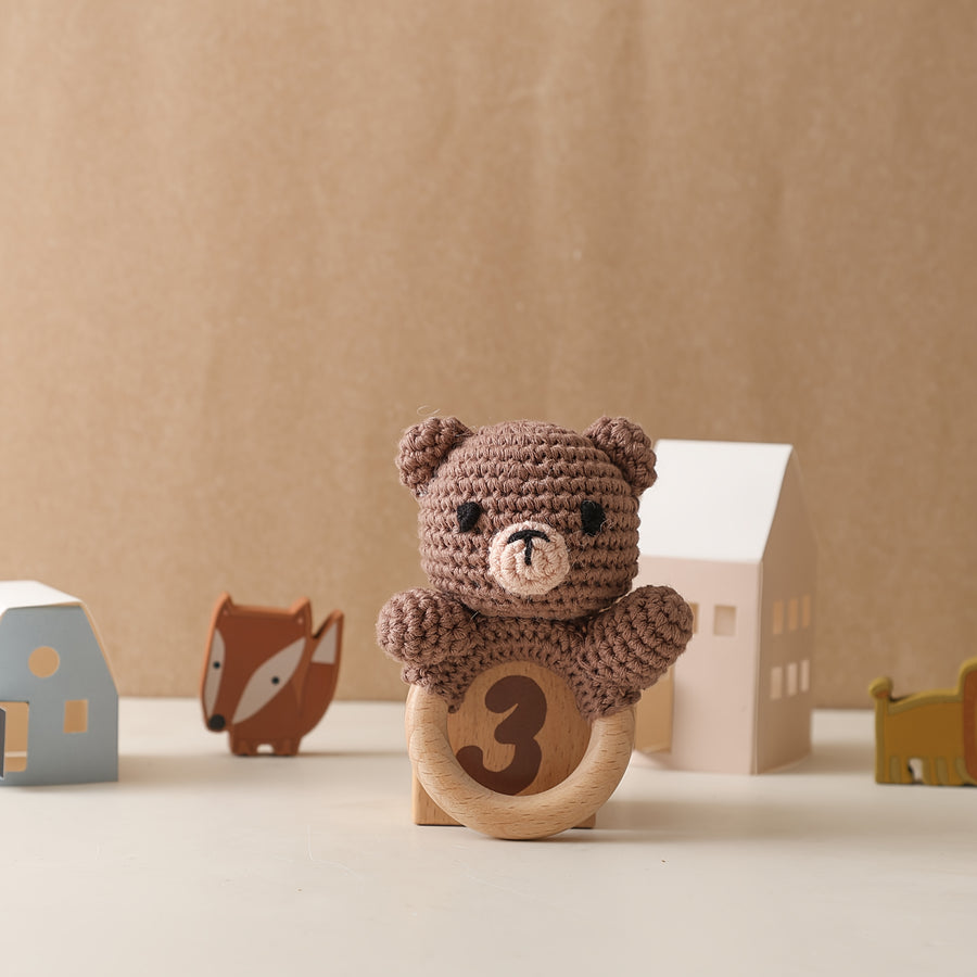 Jouet de réconfort pour enfant crocheté à la main — Monptitlou