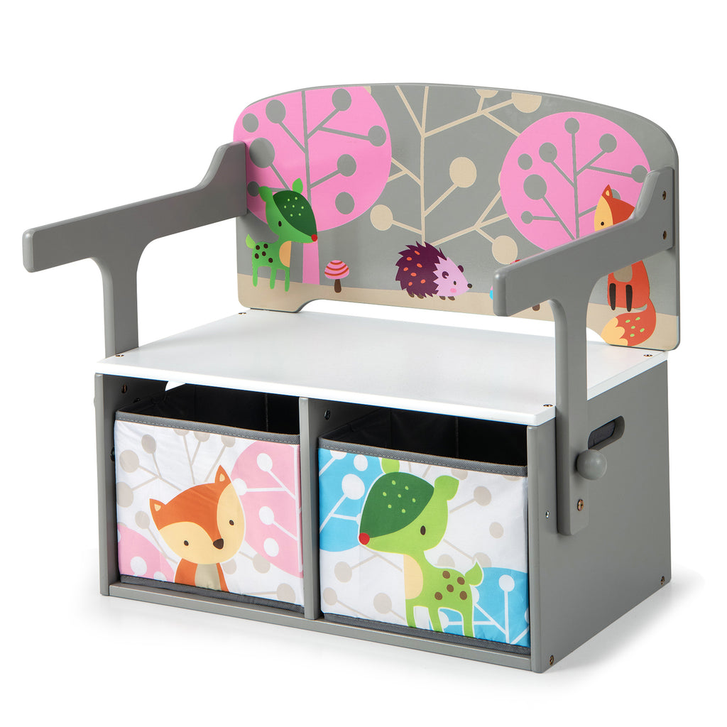 Ensemble table et chaises 3 en 1 pour enfants — Monptitlou