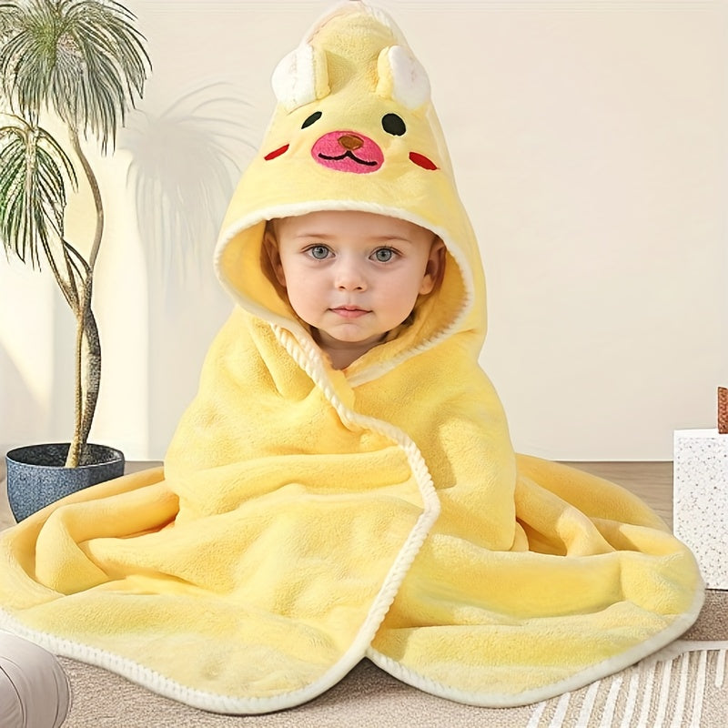 Serviette de bain pour bébé style peignoir pour rester au chaud pendant — Monptitlou
