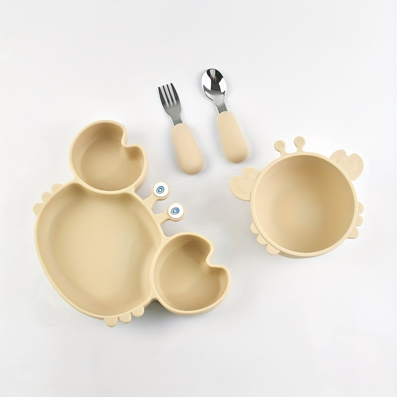 D'ustensiles d'alimentation en silicone pour enfants — Monptitlou