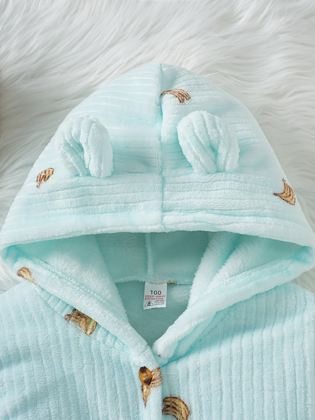 Nouveau Peignoir à Capuche en Flanelle pour Enfants Automne-Hiver — Monptitlou