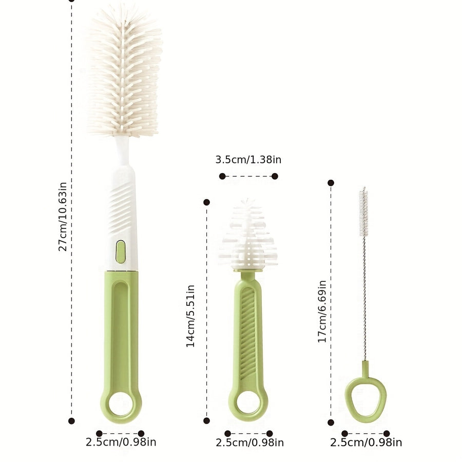 Brosse à biberon en silicone ; Outil de nettoyage de tétines et de — Monptitlou