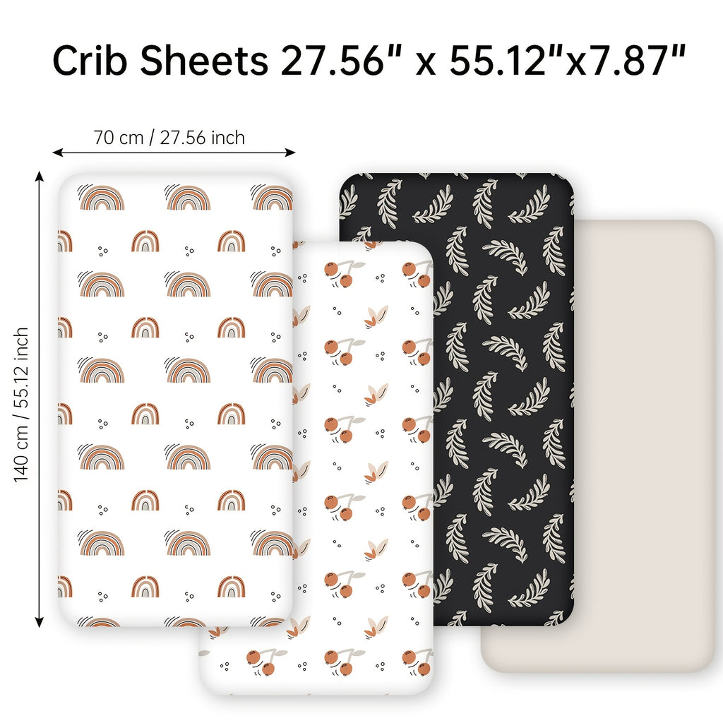 Draps-housses pour enfants en microfibre 100 % polyester 85 GSM — Monptitlou