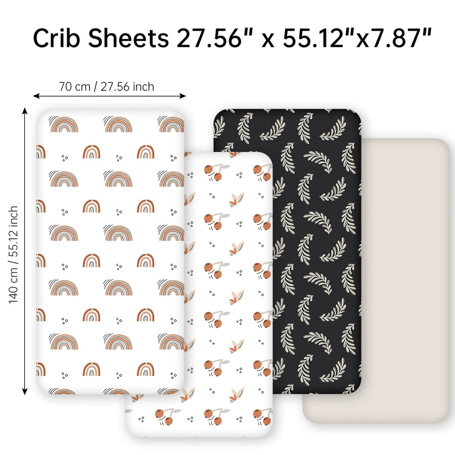 Draps-housses pour enfants en microfibre 100 % polyester 85 GSM — Monptitlou