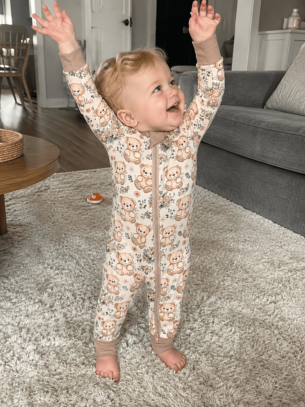 Grenouillère Bébé Garçon Fille en Fibre de Bambou, photo 15