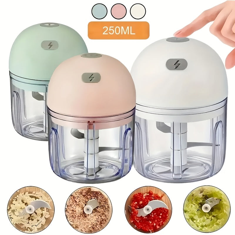 Hachoir Électrique 250 ml, Hachoir à Ail — Monptitlou