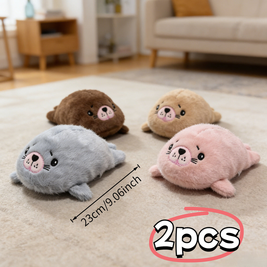 Peluches mignonnes de petit phoque, couleur aléatoire — Monptitlou