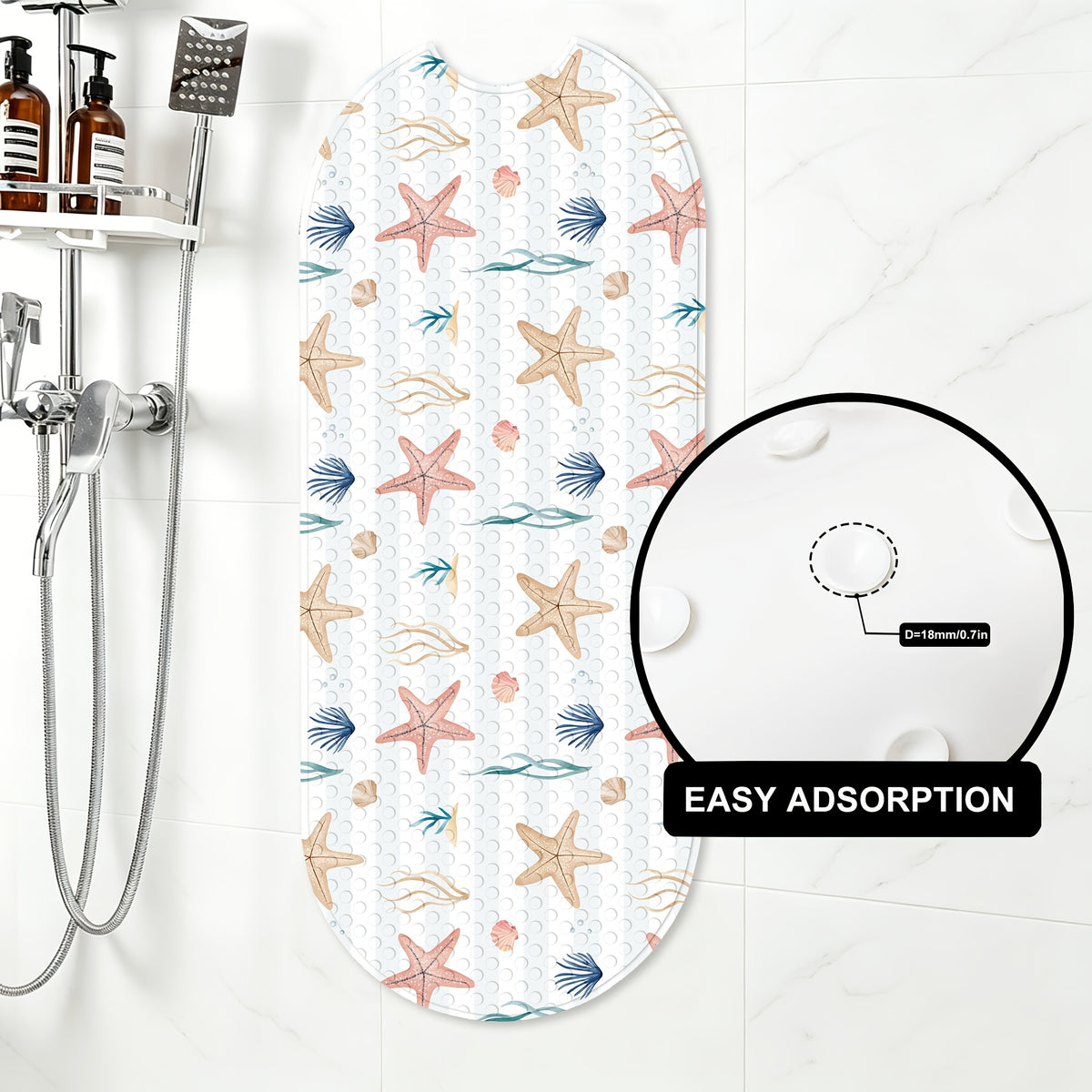 [Tapis antidérapant massage] 1 pc Tapis de bain antidérapant — Monptitlou Image