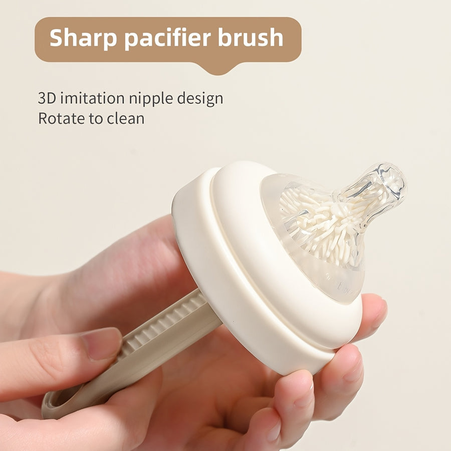 Brosse à biberon en silicone ; Outil de nettoyage de tétines et de — Monptitlou