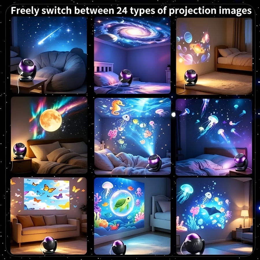 Projecteur Océan 24 Scènes Rotatives Dynamiques — Monptitlou