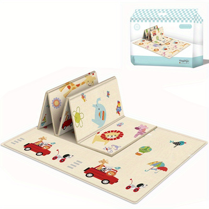 Tapis de jeu pliable double face pour enfants — Monptitlou Image