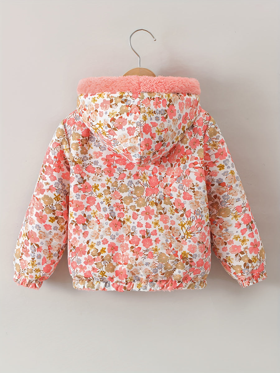 Veste cardigan zippée à capuche à manches longues réversible