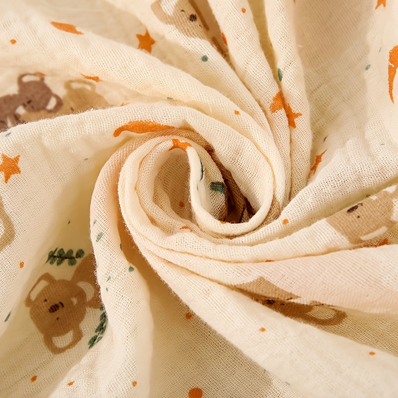 Lot de 2 langes bébé en mousseline de coton — Monptitlou