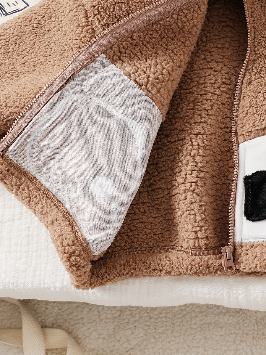 Ensemble Petit Panda Délicat pour Bébés Garçons : Veste Douillette en — Monptitlou