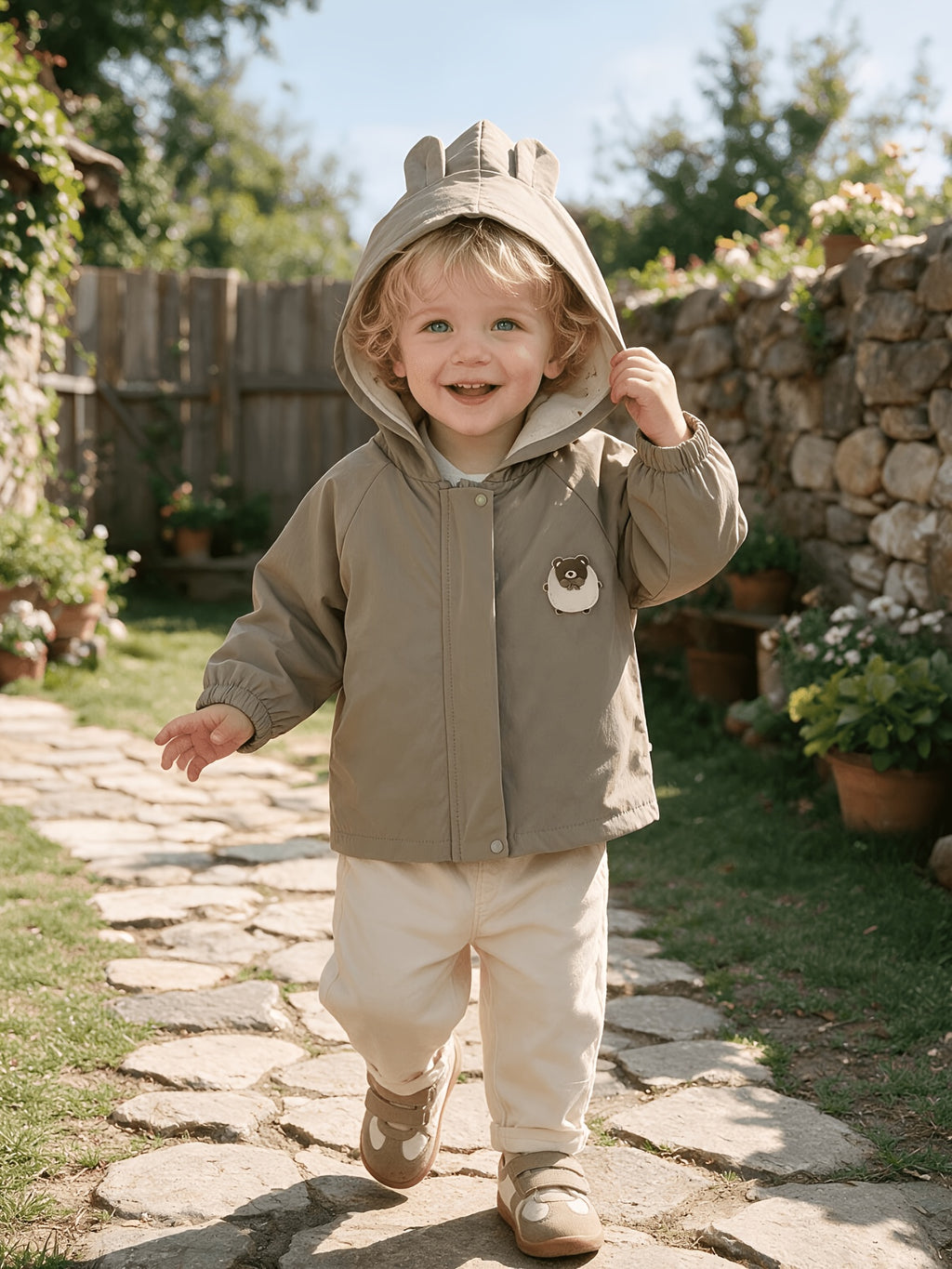 Adorable Veste à Capuche Multicolore, Style Facile, photo 16