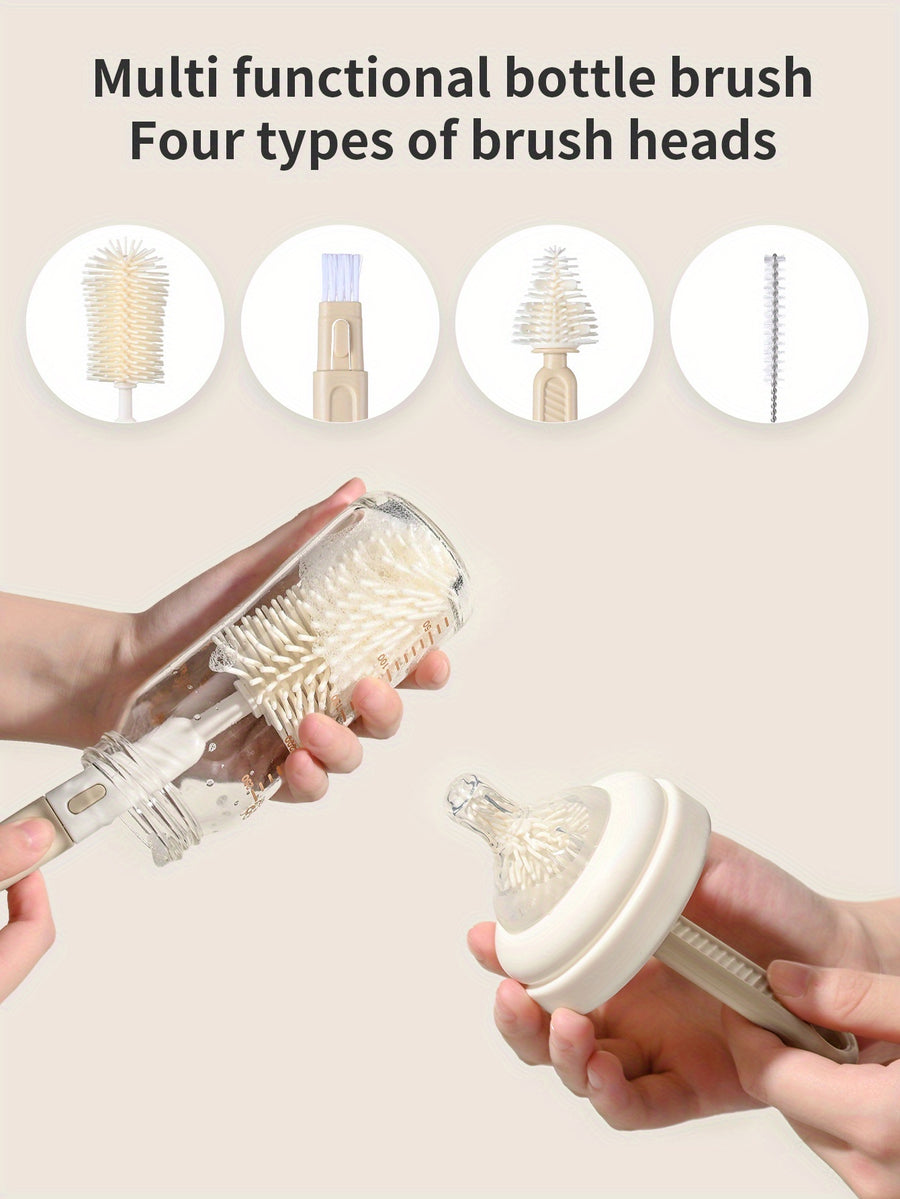 Brosse à biberon en silicone ; Outil de nettoyage de tétines et de — Monptitlou