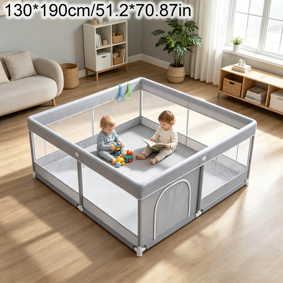 Parc pour bébé 127,0 x 127,0 cm, parcs de jeu pour bébés et tout-petits — Monptitlou