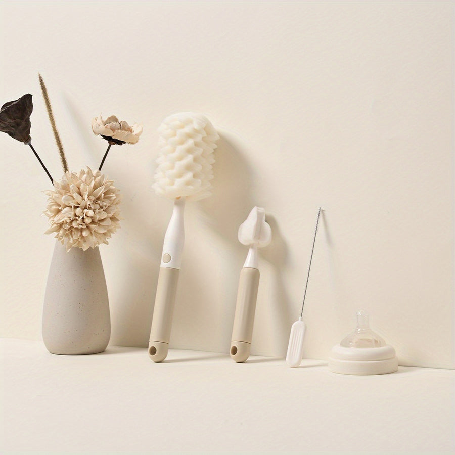 Éponge Brosse Biberon; Outil de Nettoyage Tétine et Paille; Brosse à — Monptitlou