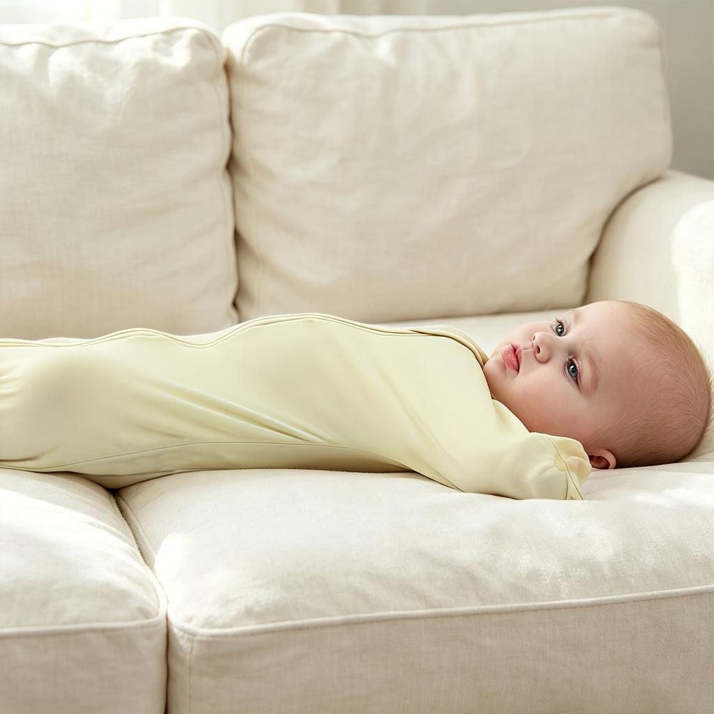 Sac de couchage lange pour bébé avec position mains en l'air — Monptitlou