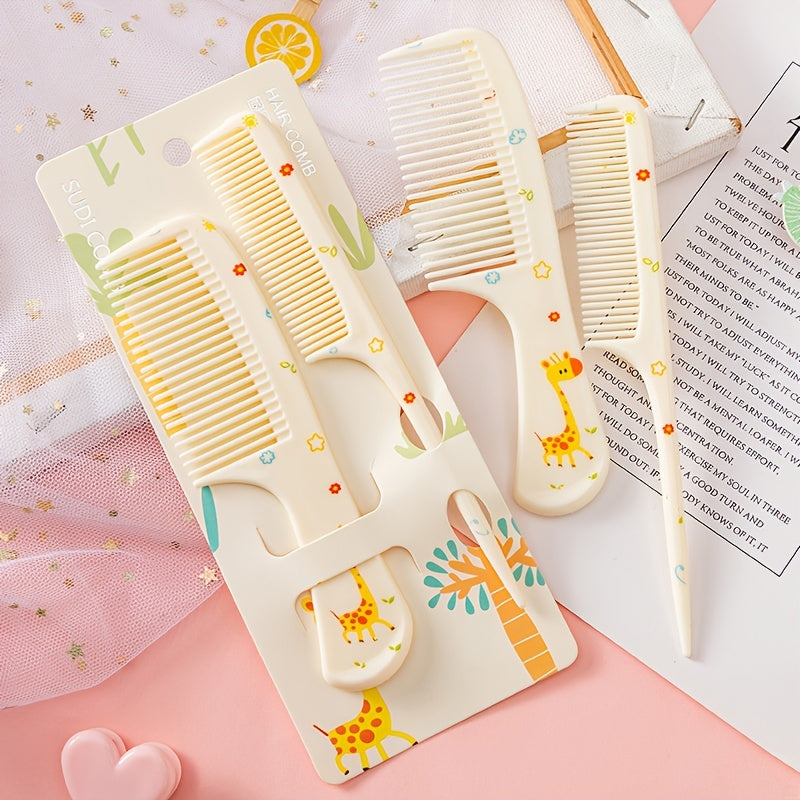 Ensemble de Peignes pour Bébés et Enfants à Motifs Animaux Cartoon — Monptitlou