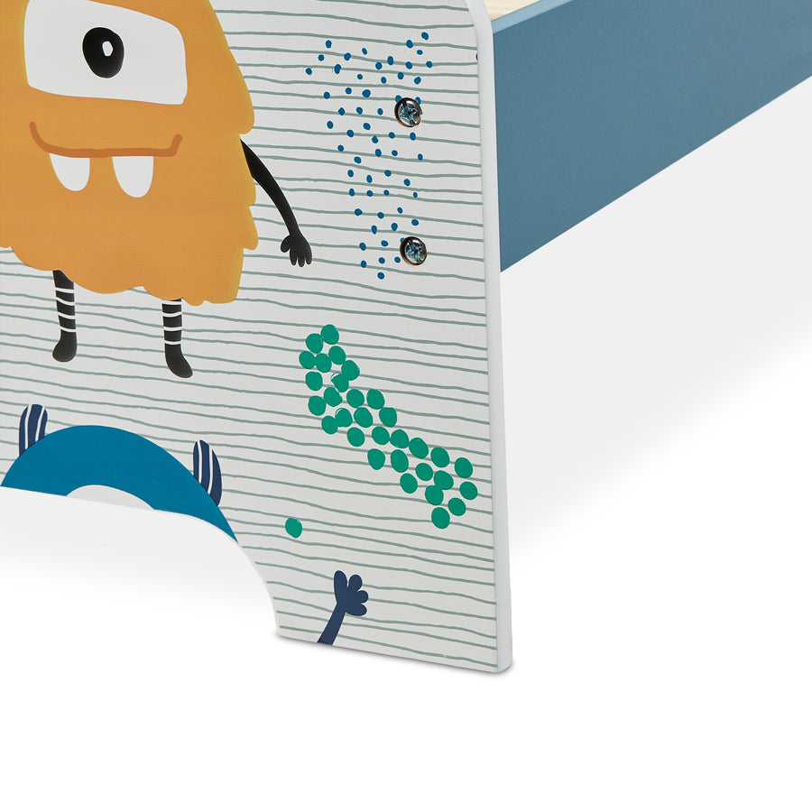 Lit enfant monstres avec tablette — Monptitlou