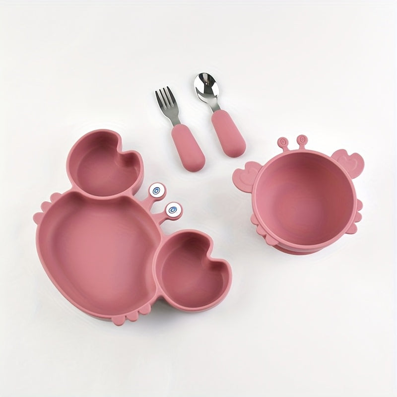 D'ustensiles d'alimentation en silicone pour enfants — Monptitlou
