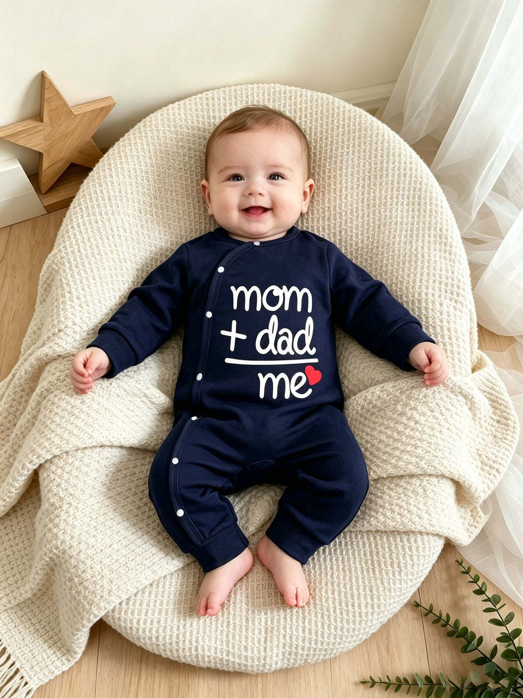 Body bébé manches longues à col incliné et imprimé lettré, grenouillère, combinaison rampante pour nouveau-né, pyjama un