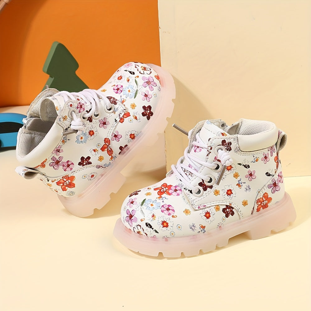 Bottes tendance à imprimé floral pour bébés filles — Monptitlou